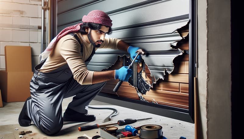 Garage Door Panel Replacement service in Needham