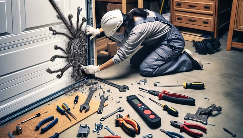 Garage Door Panel Replacement service in Newton