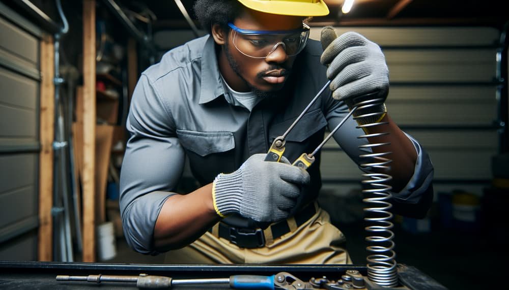 Our professional garage door opener repair process