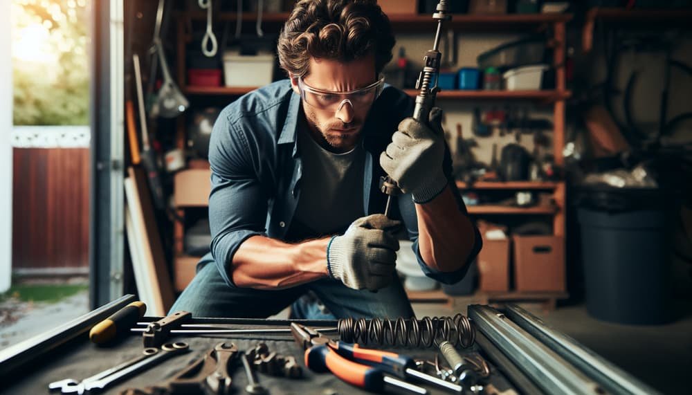 Our professional garage door cable repair process